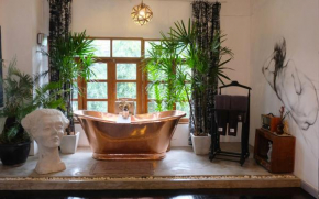 Artistic and Quirky Home with a Copper Bath and DIY complimentary snack and midnight treat